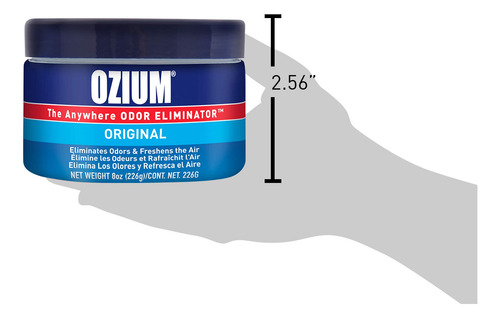 Gel Eliminador De Odores Ozium 240ml, Pacote Com 6 Unidades
