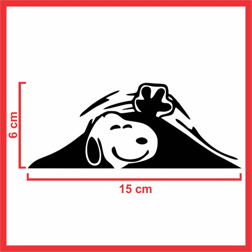 Calco Vinilo Sticker Broma Snoopy Auto Camioneta Tuning