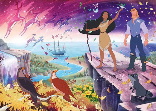 Rompecabeas Ravensburgers Pocahontas 1000 Pz