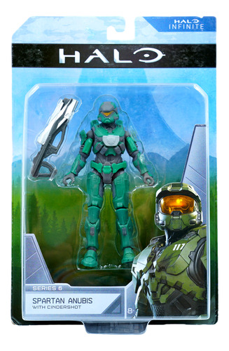 Halo Infinite Series 6 Spartan Anubis With Cindershot