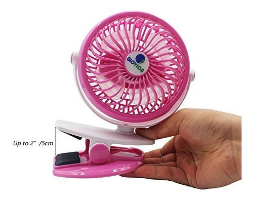 Ventilador Pequeño Clip Sujetador Carriola Portatil Usb