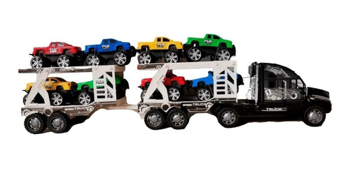 Juguete Garaje Niños Camion Mula Transporte Set X8 Carros