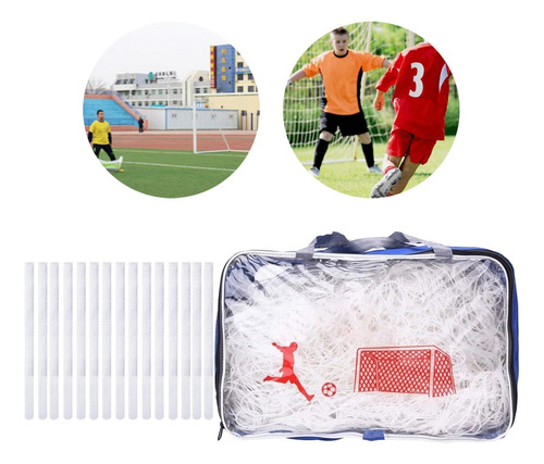 Red Baby Futbol Trenzado Malla Par Para 5 Personas 3*2m 