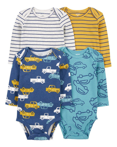 Carter´s. Pack Body´s. M/l.  24 Meses. Autos