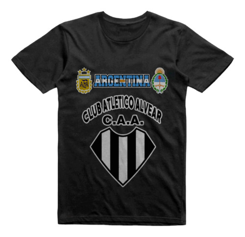 Remera Infantil Negra Alvear De Villa Angela