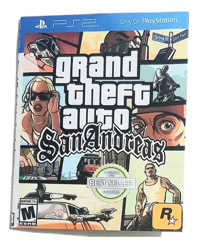 Gta San Andreas Pt-br Ps2 Português Grand Theft Auto Patch M