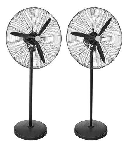 2 Ventilador De Pedestal Industrial 26  3 Aspas Metal 140w