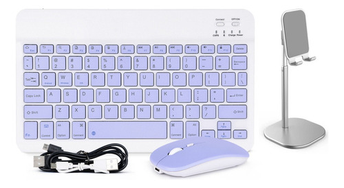  Kit De Teclado Con Ratón Bluetooth Español Con Tecla Ñ