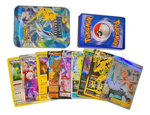 Cartas Pokémon Estuche Metálico