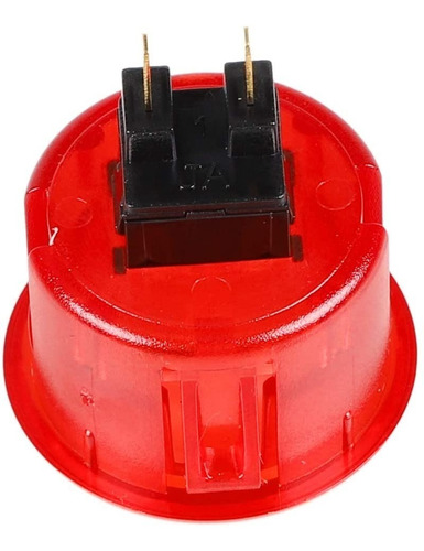 Imagen 4 de 6 de Boton Pulsador Arcade Tipo Sanwa 30mm Transparente