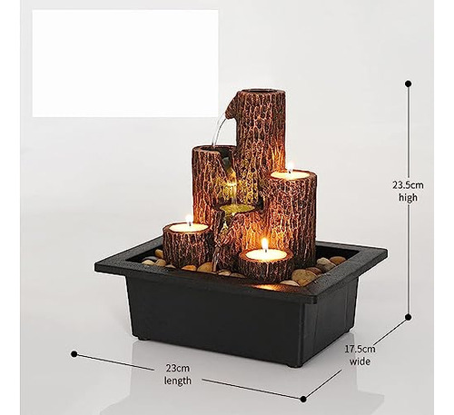 Fuente De Agua De Mesa Para Interiores, Fuente De Mesa De Tr