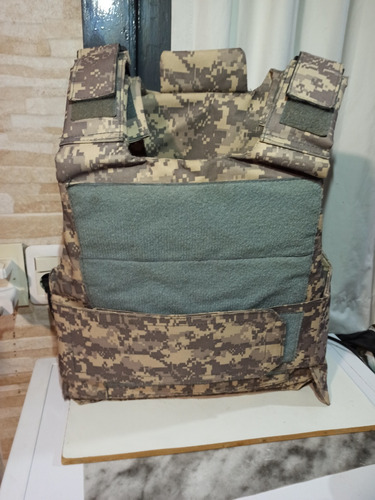 Imagen 2 de 4 de Chaleco Porta Placas Antibala Kevlar M-l Táctico Policial