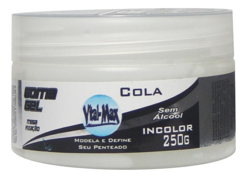 Goma Gel Cola Mega Fixação Incolor 250g - Vital Max