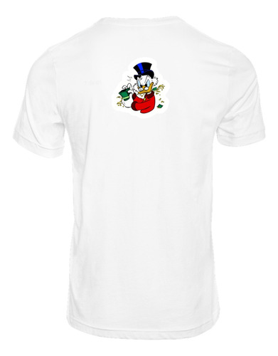 Playera Tio Millonario Donald Scrooge Mcduck Estampado M62