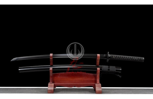 Imagem 3 de 10 de Katana Kuro - Aço Aisi 9260 Negro
