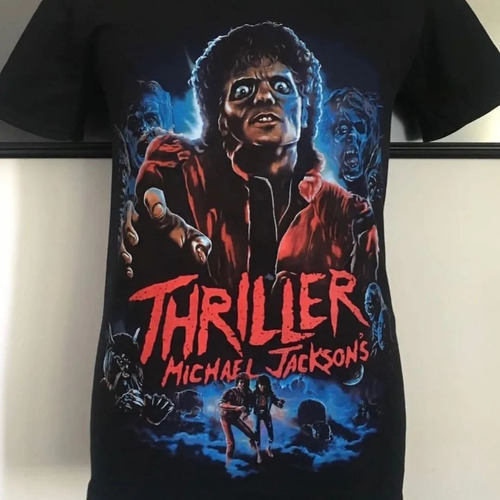 Polera Michael Jackson Thriller Single 1983