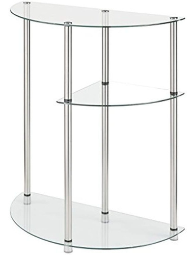 Convenience Concepts Designs2go Classic Glass 3 Tier Display