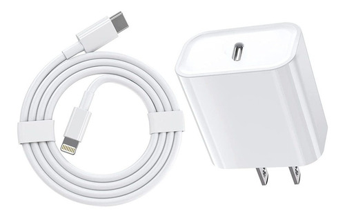 Cargador Rápido Para iPhone De 20 W [certificado Apple Mfi] 