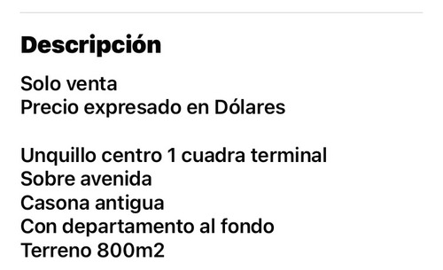 Imagen 6 de 9 de Unquillo Casona En Venta Sobre Av San Martin