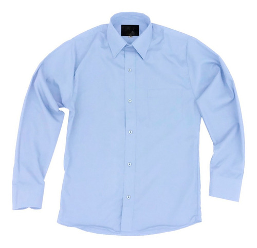 Camisa Vestir De Adulto Azul Cielo Talla Extras 52 A 56