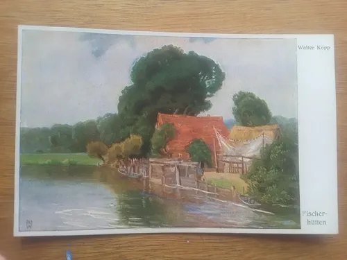 Alemania 10 Postales Pintura Walter Popp Pintor Alemán Arte