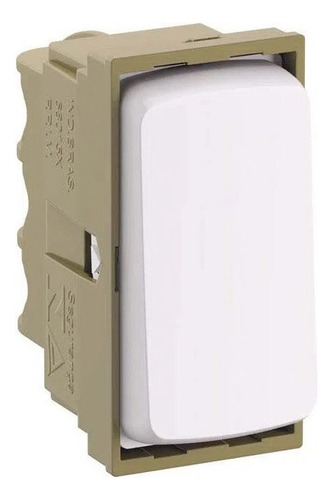 Módulo Interruptor Simples Branco 680150 Pial Zeffia