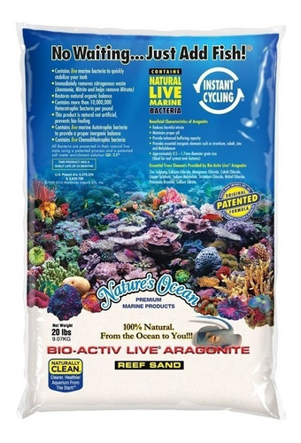 Sustrato Premium Para Acuario Marino - Bio Activ Live