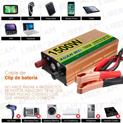 Convertidor Inversor 12v 220v 500w Náutica Camping Auto Usb