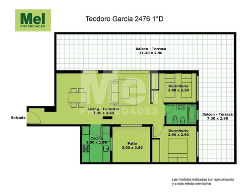 Imagen 3 de 3 de Departamento En El Emprendimiento Teodoro Garcia 2476