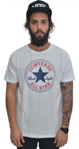 Remera Converse Manga Corta Patch Tee Asfl70