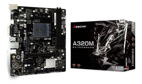 Placa Mãe Biostar A320mh Chipset A320 Amd Am4 Matx Ddr4
