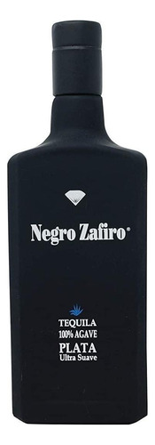 Pack De 2 Tequila Negro Zafiro Añejo Cristalino 750 Ml