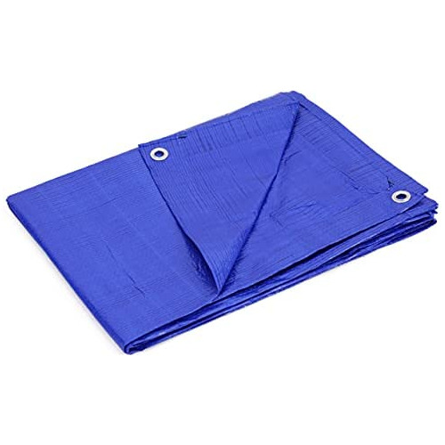 Lona Multiusos De Polietileno De 5 Mil, Azul, Tamaño D...