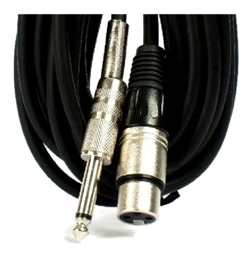Cable Para Microfono Canon Xlr A Plug Mono 6.5mm Moon 9 Mts