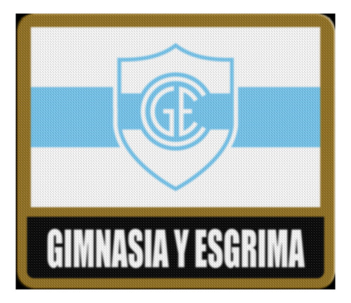 Parche Termoadhesivo Flag Gimnasia Concepcion Del Uruguay