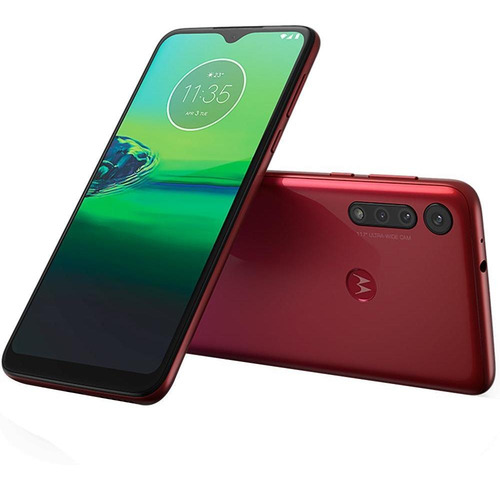 Smartphone Motorola Motog8 Play 32gb Câmera Tripla Vermelho