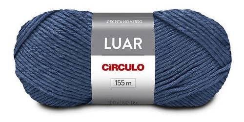 Lã Luar Circulo 100g - Azul Royal 2704 Cor 2704 - AZUL ROYAL