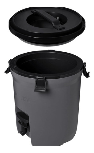 Garrafa Térmica Jug Adventure Isolamento Térmico De Espuma 7.5l Charcoal Stanley