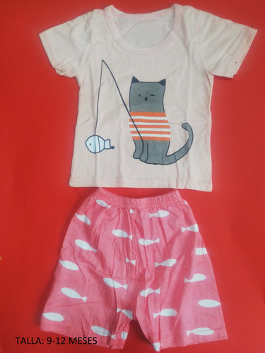 Conjunto De Franela Y Short Para Niños Y Niñas