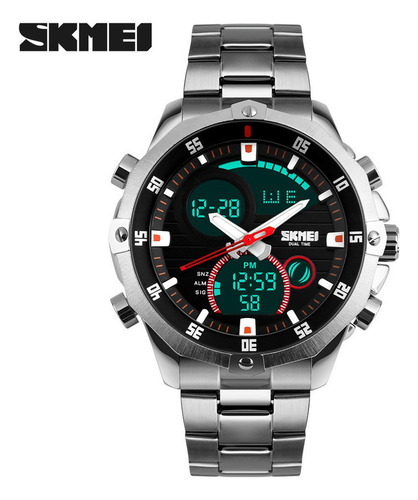 * Skmei Prático Moda Analógico-digital Dual Time Homens