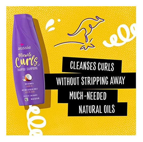 Conjunto De Shampoo E Condicionador Aussie Miracle Curls 360