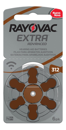 60 Pilhas Auditiva Rayovac Extra Duração 312 Pr41