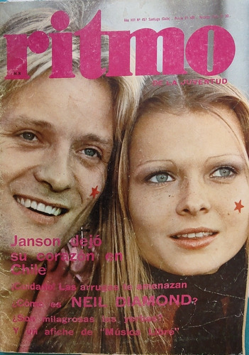 Revista Juvenil Ritmo  No 457  Janson Y Silvia (aa313