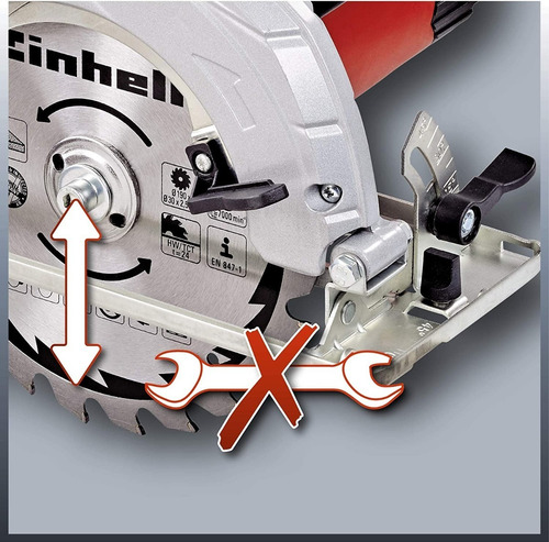 Sierra Circular 7.1/4 1400 W Einhell Tc-cs 1400