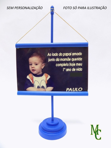 Imagem 1 de 4 de Mini Banner 10x15cm P/personalizar(perfil 15cm) 150pçs