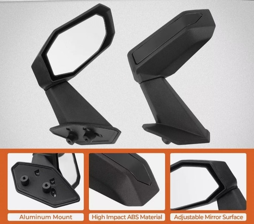 Par Espejos Laterales Para Puertas Can Am Maverick X3