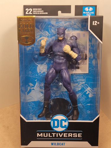 Wildcat-jsa-gold Label Collection-dc-mc Farlane Toys (Usado)