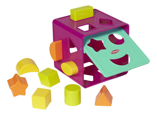 Playskool Form Fitter - Cubo De Actividades A Juego Con 9 F.