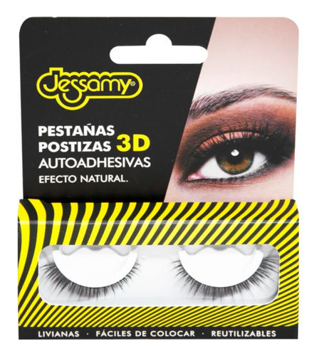 Pestañas Postizas Autoadhesivas + Delineador Liquido Xulu