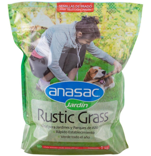 Semilla De Prado Rustic Grass 1 Kg Afj